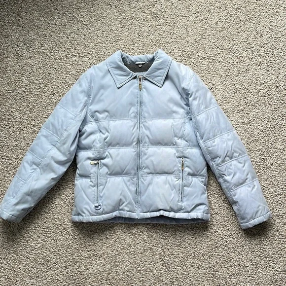 Esprit Jackets Coats Esprit Outerwear Puffer Coat Light Blue